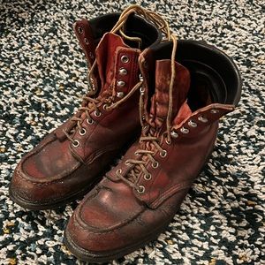Red Wing Moc Toe Boots
